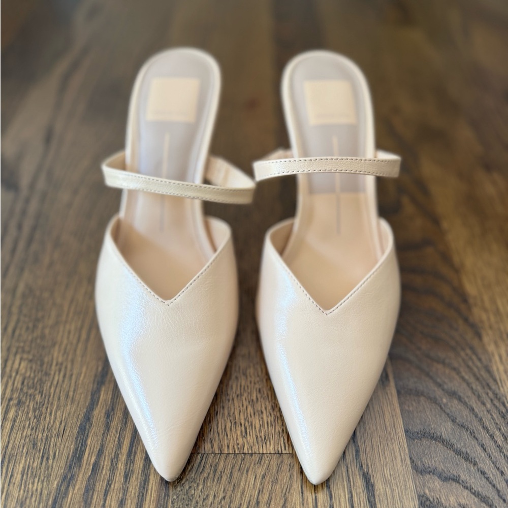 Dolce Vita Cream Pointed Mules